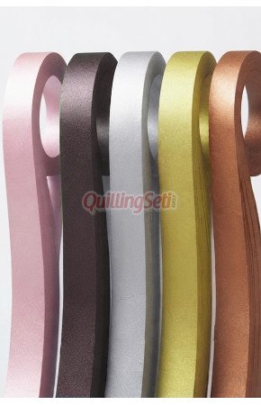 10mm 5 Renk Sedef serisi Renkli Quilling Kağıdı - 250'li sedefli karışık 10mm 5 Renk Sedef serisi Renkli Quilling Kağıdı - 250'li sedefli karışık