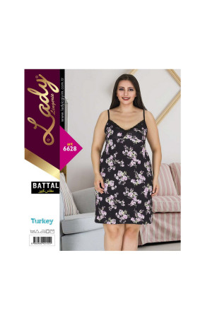 Lady ART 6625 Battal Büyük Beden Tunik Gecelik  2XL - 3XL - 4XL