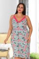 lady 8836 battal büyük beden tunik gecelik -  2xl - 3xl - 4xl bedenler - büyük beden tunik modelleri, 8509990002077, lady pijama takımı, Lady