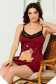 bordo renkli ve desenli pamuk i̇nce askılı yaka kadın tunik -essnwg-1006, snwgrls-1006, tunik, Snowgirls
