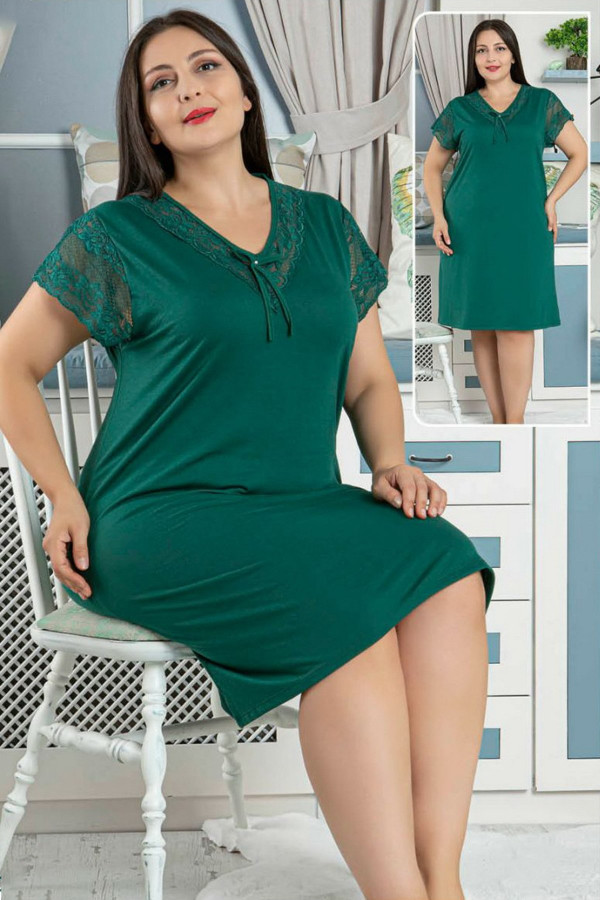 jenika büyük beden yeşil renk tunik - jenika 42589 battal boy gecelik, jenikabttltnkgclk42589, büyük beden battal tunik - gecelik, Jenika