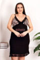 siyah renkli ve zebra desenli lady 19218 kadın büyük beden sabahlıklı gecelik takım, 8509990014803, lady pijama takımı, Lady