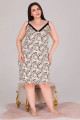 lady 8505  battal büyük beden tunik gecelik -  2xl - 3xl - 4xl bedenler, ladybttltnkgclk8505, lady pijama takımı, Lady