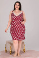 lady 8506  battal büyük beden tunik gecelik -  2xl - 3xl - 4xl bedenler, ladybttltnkgclk8506, lady pijama takımı, Lady