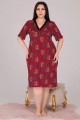 lady 8811 battal büyük beden tunik gecelik -  2xl - 3xl - 4xl bedenler, ladybttltnkgclk8811, lady pijama takımı, Lady