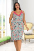 Lady 8836 Battal Büyük Beden Tunik Gecelik -  2XL - 3XL - 4XL Bedenler - Büyük Beden Tunik Modelleri