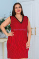 lady 6758 battal büyük beden tunik gecelik - 2xl - 3xl - 4xl beden seçenekli, 8509990001711, lady pijama takımı, Lady