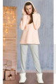 welsoft kışlık 2li pijama takımı dowry 09-861, dowry09-861, bayan pijama takımı, Dowry