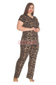 lady 10805 battal boy büyük beden kısa kol pijama takımı, eli̇t-lady10805-2xl, büyük beden (battal boy) pijama takımları, Lady