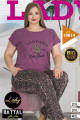 lady 10814 battal boy büyük beden kısa kol pijama takımı, ladybttlpjm10814, büyük beden (battal boy) pijama takımları, Lady