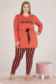 lady 11309 battal boy büyük beden uzun kol penye pijama takımı, ladybttlpjm11309, büyük beden (battal boy) pijama takımları, Lady