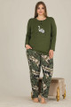 lady 11312 battal boy büyük beden uzun kol penye pijama takımı, ladybttlpjm11312, büyük beden (battal boy) pijama takımları, Lady
