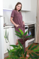 önden düğmeli blackmore 1200, 2 li mürdüm renk kadın pijama takımı, blmr-1200, bayan pijama takımı, Blackmore