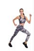 Siyah Beyaz Renk ve Desenli Lady 3020 Kadın Büstiyerli Taytlı Spor Takım Siyah Beyaz Renk ve Desenli Lady 3020 Kadın Büstiyerli Taytlı Spor Takım