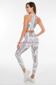 beyaz renkli ve desenli lady 3029 kadın büstiyerli taytlı spor takım, lady-3029, lady pijama takımı, Lady