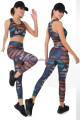 karışık renkli ve desenli lady 3036 kadın büstiyerli taytlı spor takım, lady-3036, lady pijama takımı, Lady