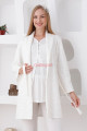 ekru renk dantel detaylı derin patlı, erdeniz 3421 kışlık wellsoft sabahlıklı hamile pijama takımı, 8509990009397, lohusa pijama takımları, Erdeniz