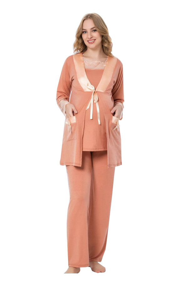 sabahlıklı lohusa pijama takımı jenika 35697 hamile pijaması, jenika35697, lohusa pijama takımları, Jenika