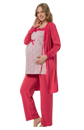 Sabahlıklı Lohusa Pijama Takımı Jenika 36240 Hamile Pijaması