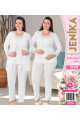 jenika 27137 büyük beden lohusa pijama takımı, jnk-29818, lohusa pijama takımları, Jenika