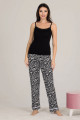 lady 20009 kadın 3 parça ve düğmeli kısa kol pijama takımı, lady20009, lady pijama takımı, Lady