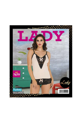 Lady İç Giyim 7679 Şortlu Pijama Takımı - Art 7679