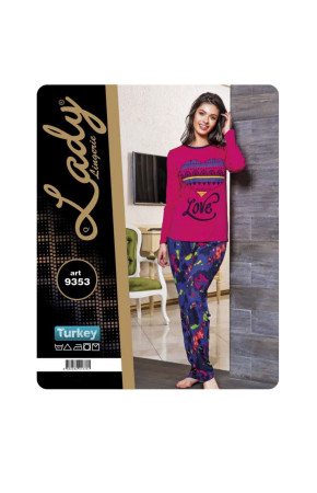 Lady Uzun Kollu Pijama Takımı - Art 9353