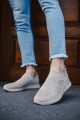 bej renk günlük yüksek taban slip-on, hafif yürüyüş bağcıksız unisex spor ayakkabı, tybl4ppcmkdl4w0634, spor ayakkabı, Ferrossa