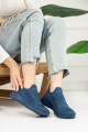 lacivert renk günlük yüksek taban slip-on, hafif yürüyüş bağcıksız unisex spor ayakkabı, 5000010743671, spor ayakkabı, Ferrossa