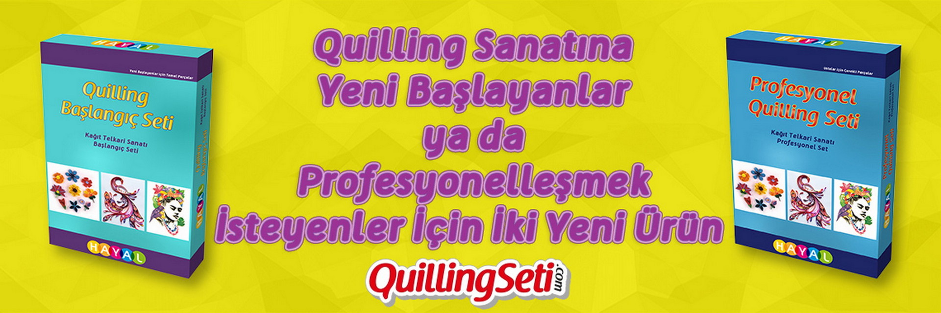 Quilling Başlangıç Seti ve Profesyonel Set