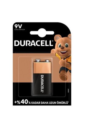 Duracell Alkalin 9V Pil