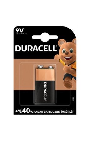 Duracell Alkalin 9V Pil