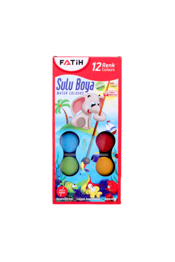 Fatih Sulu Boya Jumbo 12 Renk JS-12, 5520.11103-81294 fatih sulu boya jumbo 12 renk js-12, 5520.11103-81294, hobi boyaları, Fatih