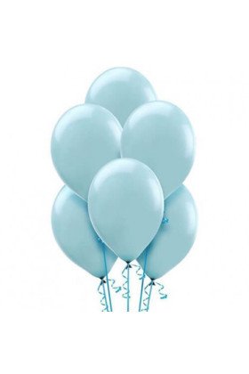 Klasik Açık Mavi Helyum Balon 100 lü