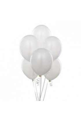Klasik Beyaz Helyum Balon 100 lü