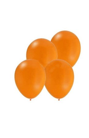 Klasik Turuncu Helyum Balon 100 lü