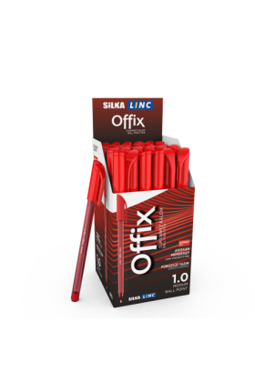 Silka Linc Offix Kırmızı  Tükenmez Kalem 50'li Paket 