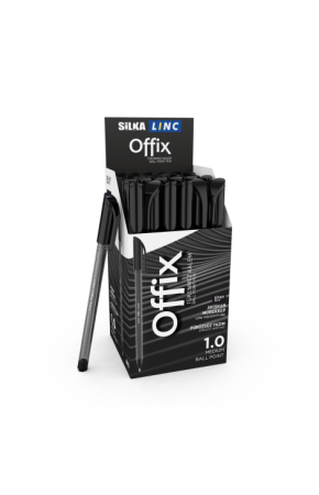 Silka Linc Offix Siyah Tükenmez Kalem 50'li Paket Silka Linc Offix Siyah Tükenmez Kalem 50'li Paket