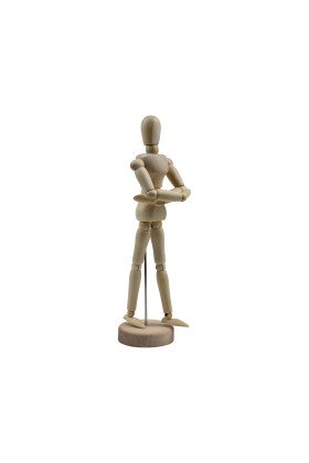 Ahşap İnsan Modeli 14 cm