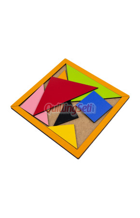 Ahşap Tangram 17X17