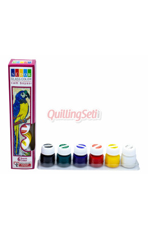 Cam Boyası 15ML 6 Renk