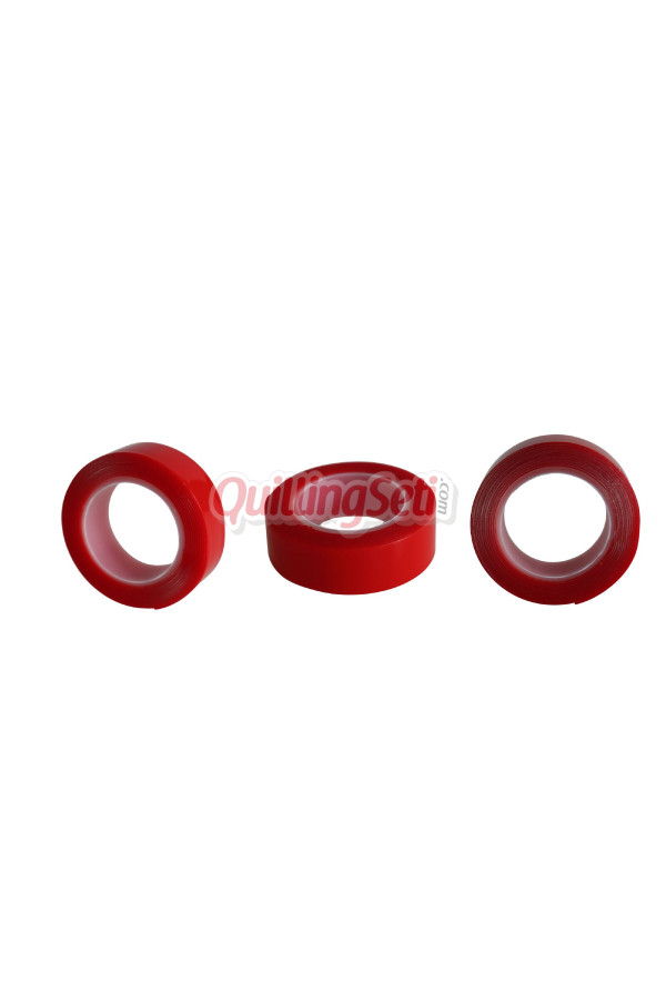 çift taraflı akrilik silikon bant 18 mm x 1.8 mt, 6967851435723, bant ve yapıştırıcılar, Quilling Seti