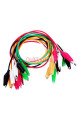krokodil kablo karışık renkli 10lu set, 7692654494815, i̇ş eğitimi malzemeleri, Quilling Seti