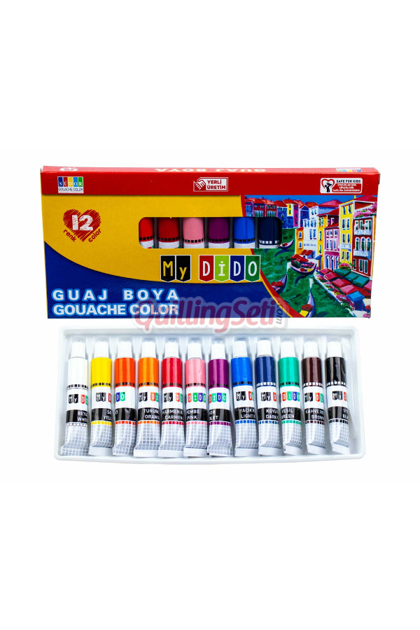 my dido guaj boya 12 renk, 3501516804927, hobi boyaları, Südor