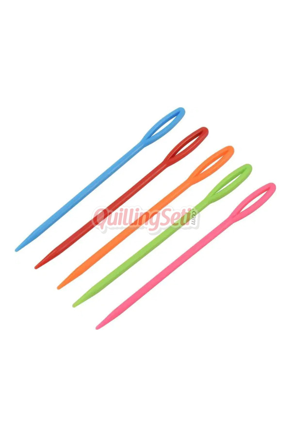 plastik i̇ğne 5 renk, 8681277146251, i̇ş eğitimi malzemeleri, Quilling Seti