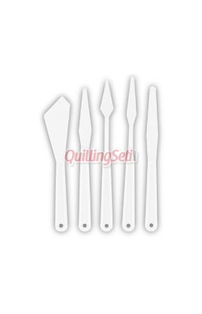 5'Li Plastik Spatula Set