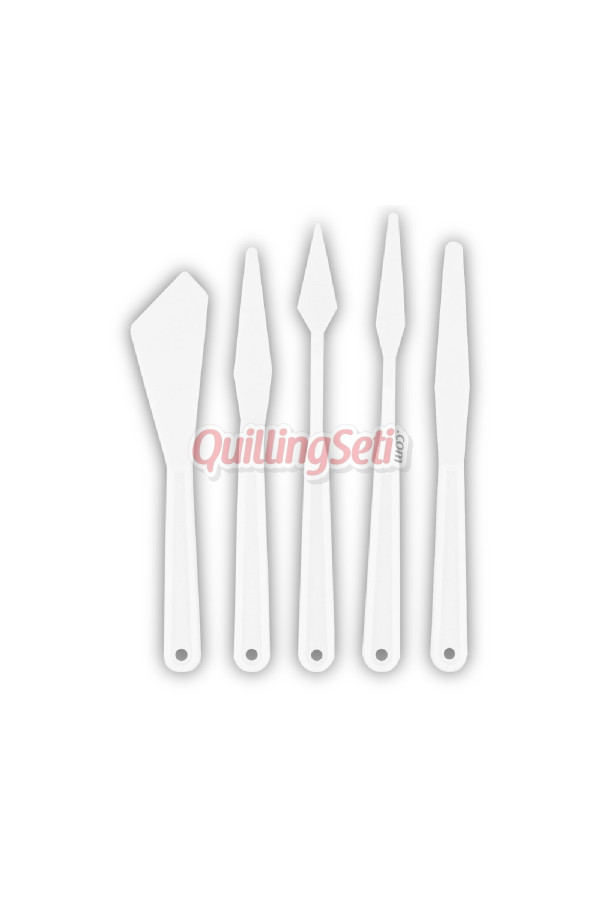 5li plastik spatula set, 9682374013439, hırdavat ürünleri, Quilling Seti