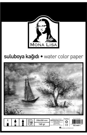Sulu Boya Kağıdı 25x35 cm 10 Yaprak