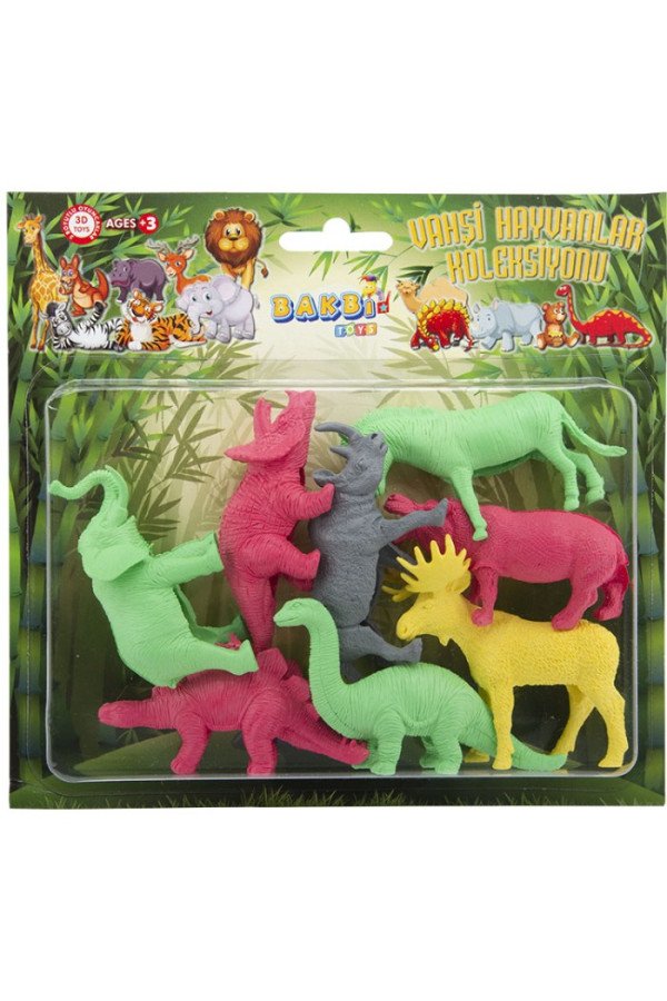 bakbi̇ vahşi̇  hayvanlar 8 li̇ oyuncak seti, 8509990028749, oyunlar ve oyuncaklar, Quilling Seti