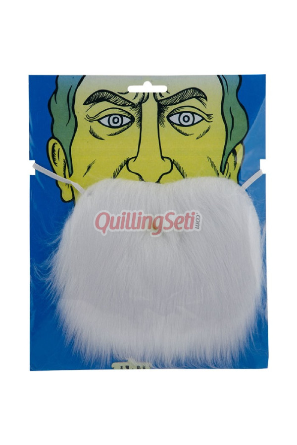 beyaz renk dede sakalı, 8509990029036, kutlama parti malzemeleri, Quilling Seti